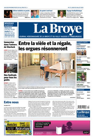 Couverture du magazine en date du 2025-07-10