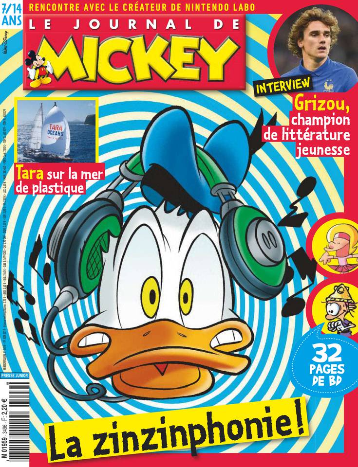 Le Journal de Mickey 19 juin 2019 Abonnement Le Journal de Mickey Pas Cher avec le BOUQUET ePresse.fr