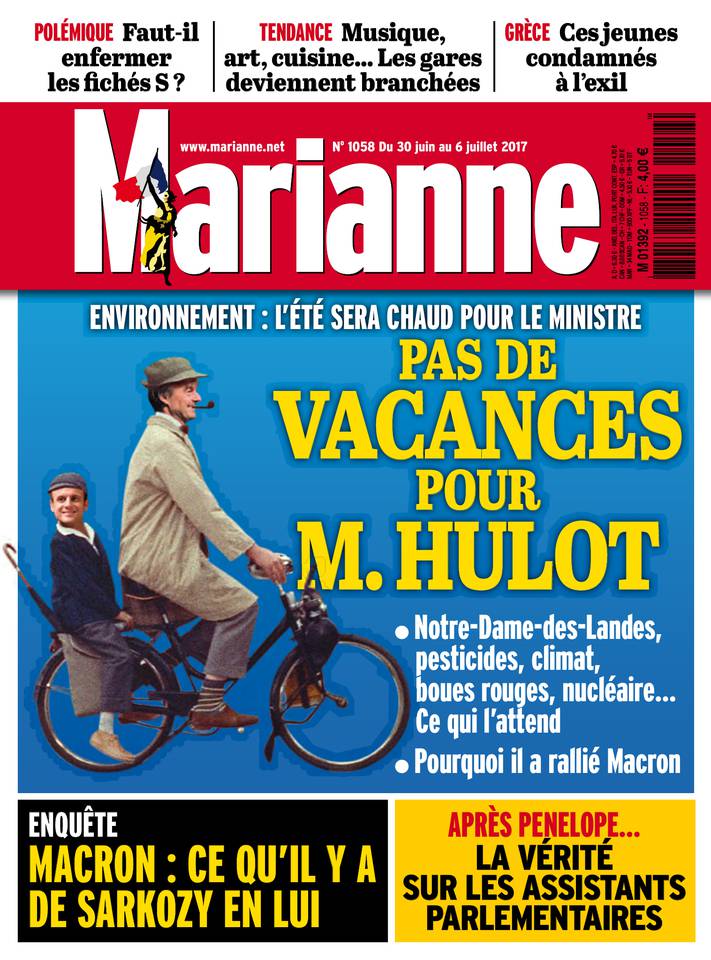 Marianne 30 juin 2017 Marianne N°1058 du 30 juin 2017 à télécharger sur iPad