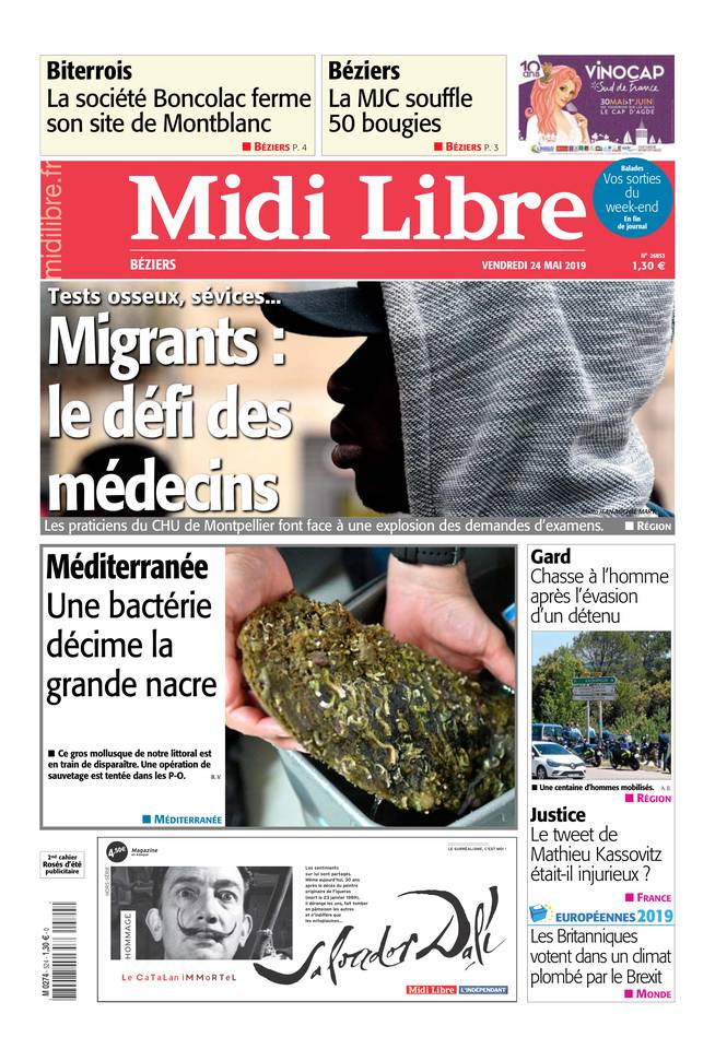 Midi Libre 24 mai 2019 Abonnement à Midi Libre Pas Cher avec le BOUQUET INFO ePresse.fr