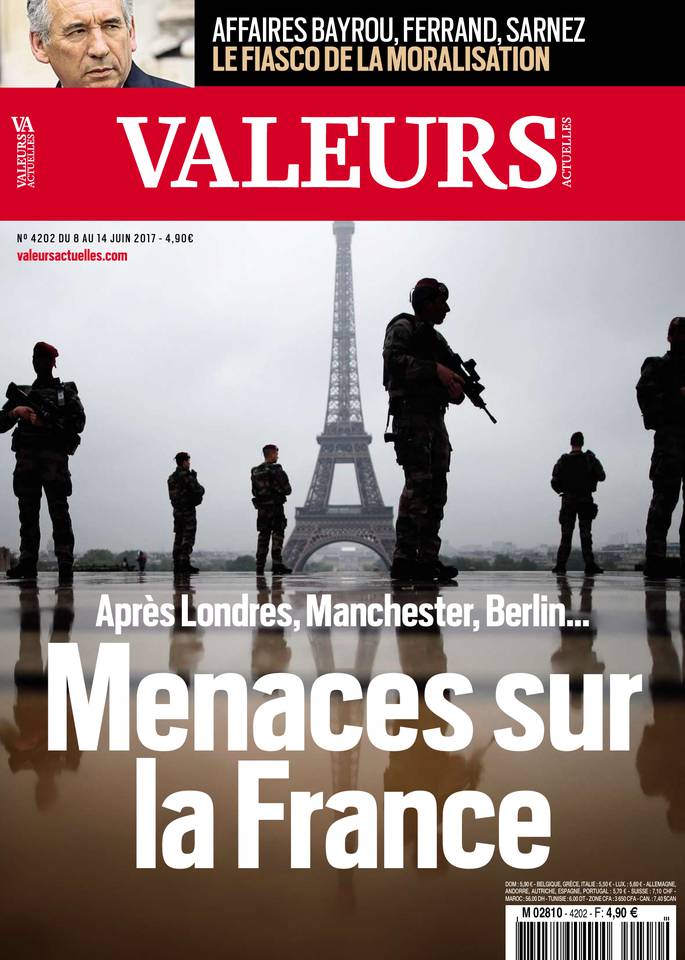 Valeurs actuelles 08 juin 2017 Valeurs actuelles N°4202 du 08 juin 2017 à télécharger sur iPad