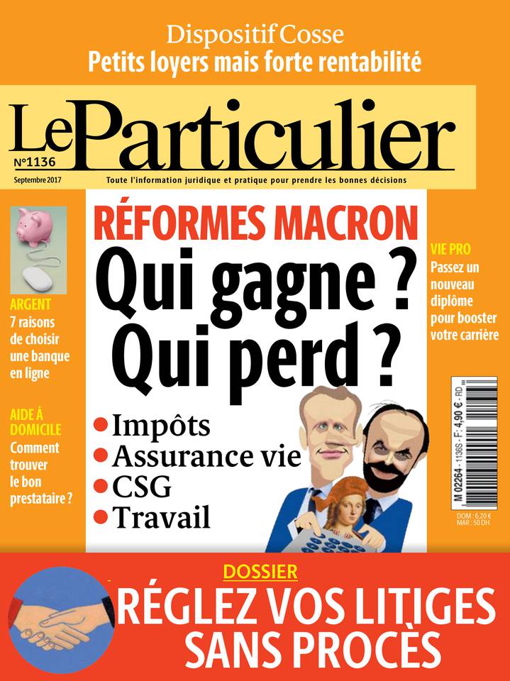 Le Particulier 01 septembre 2017 Abonnement Le Particulier Pas Cher avec le BOUQUET À LA CARTE ePresse.fr
