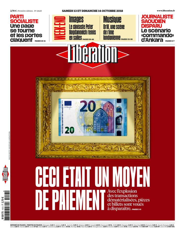 Libération 13 octobre 2018 Libération du 13 octobre 2018 à télécharger sur iPad