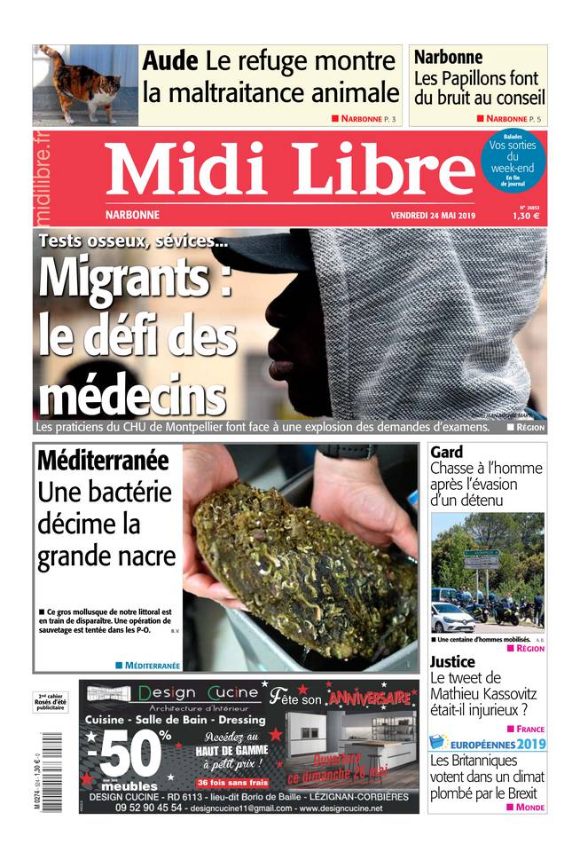 Midi Libre 24 mai 2019 Abonnement à Midi Libre Pas Cher avec le BOUQUET INFO ePresse.fr