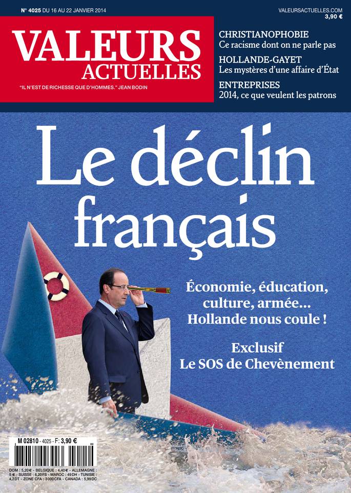Valeurs actuelles 16 janvier 2014 Valeurs actuelles N°4025 du 16 janvier 2014 à télécharger sur iPad