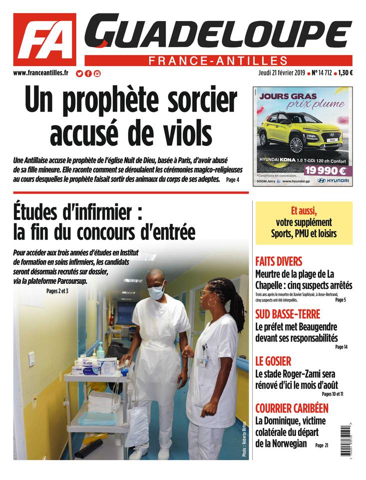 France-Antilles Guadeloupe 21 février 2019 Abonnement France-Antilles Guadeloupe Pas Cher avec le BOUQUET ePresse.fr