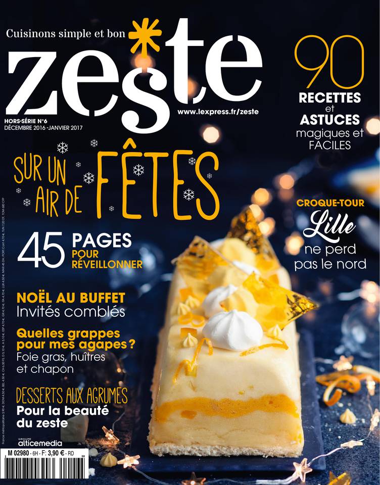 Zeste Hors-Série 30 novembre 2016 Abonnement Zeste Hors-Série Pas Cher avec le BOUQUET ePresse.fr