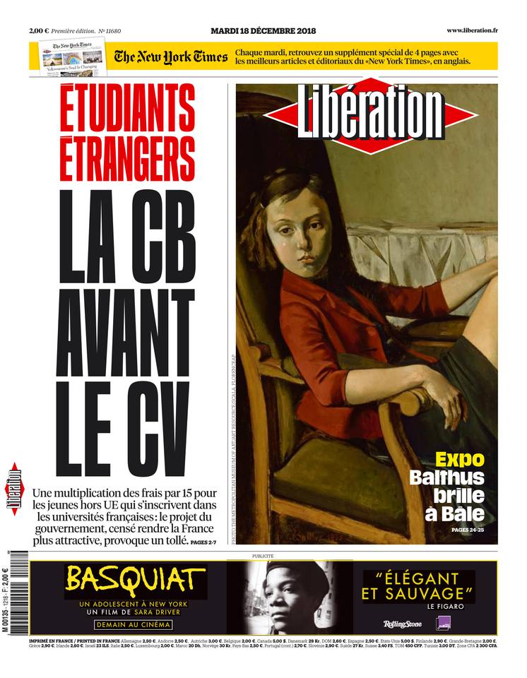 Libération 18 décembre 2018 Libération du 18 décembre 2018 à télécharger sur iPad