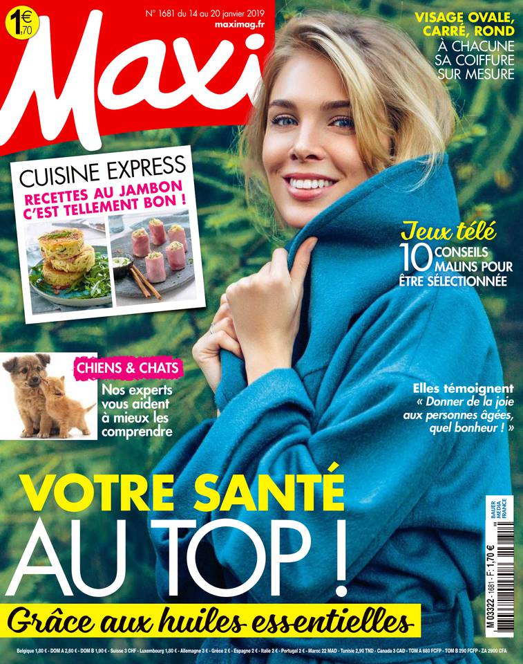 MAXI 14 janvier 2019 Abonnement à Maxi Pas Cher avec le BOUQUET ePresse.fr