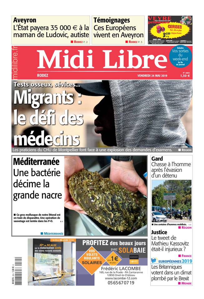 Midi Libre 24 mai 2019 Abonnement à Midi Libre Pas Cher avec le BOUQUET INFO ePresse.fr