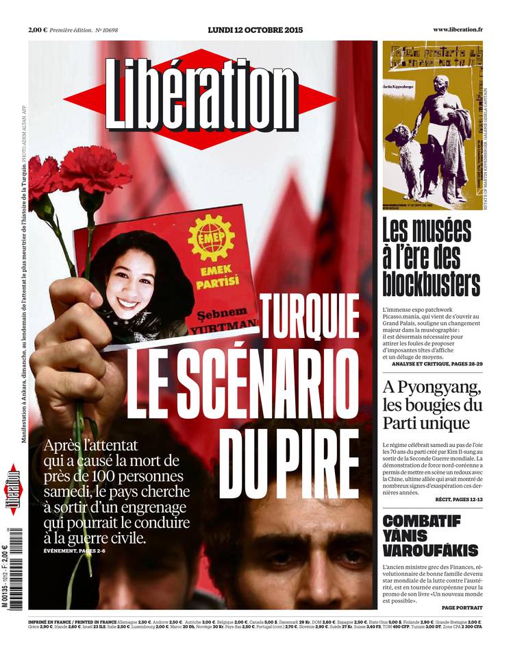 Libération 12 octobre 2015 Libération du 12 octobre 2015 à télécharger sur iPad