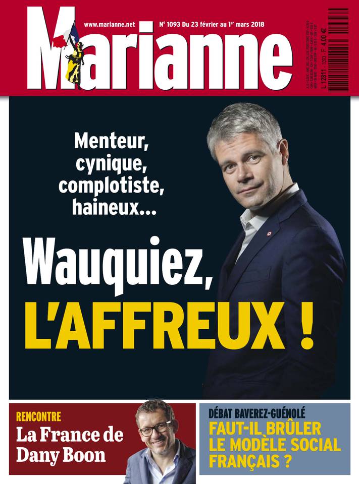 Marianne 23 février 2018 Marianne N°1093 du 23 février 2018 à télécharger sur iPad