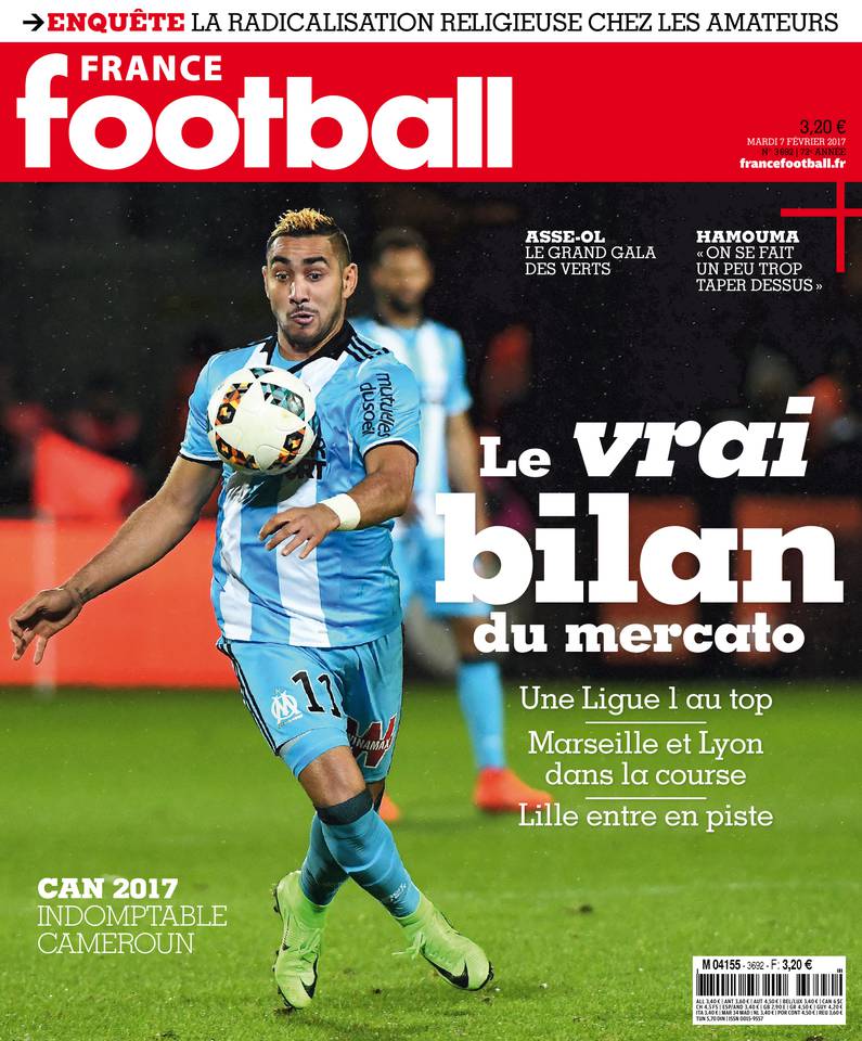 France Football 07 février 2017 France Football du 07 février 2017 à télécharger sur iPad