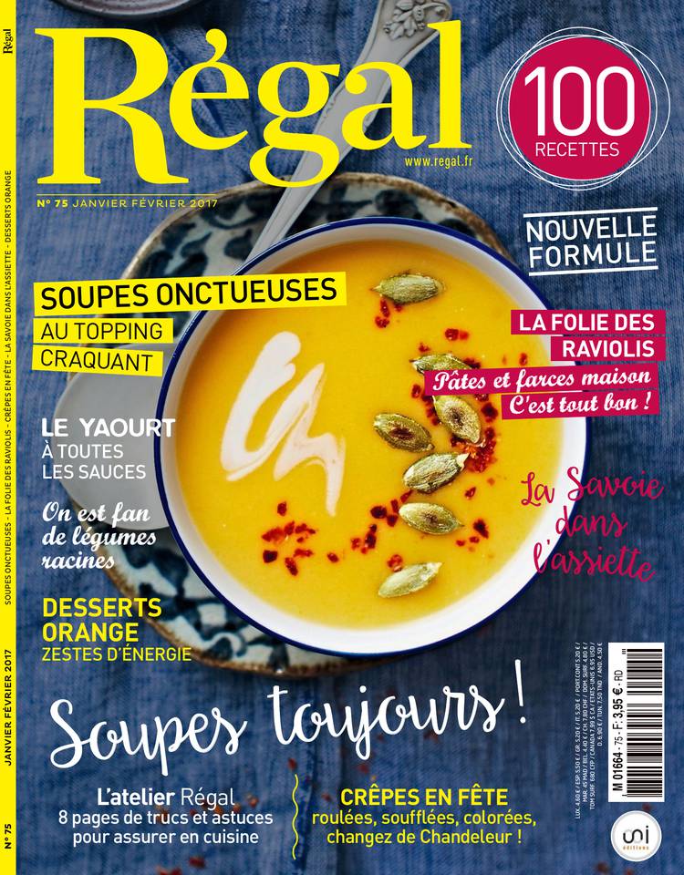 Régal 06 janvier 2017 Régal N°75 du 06 janvier 2017 à télécharger sur iPad