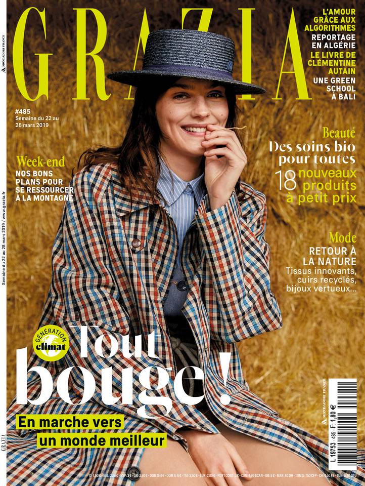 Grazia 22 mars 2019 Abonnement Grazia Pas Cher avec le BOUQUET À LA CARTE ePresse.fr
