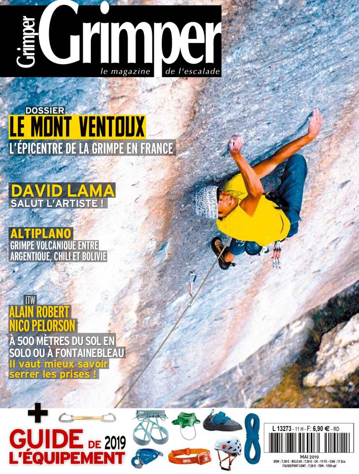 Grimper Magazine 09 mai 2019 Abonnement Grimper Mag Pas Cher avec le BOUQUET ePresse.fr