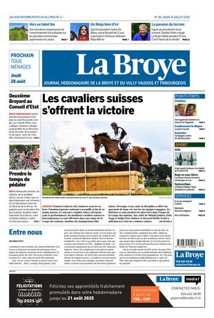 Couverture du magazine en date du 2025-07-31