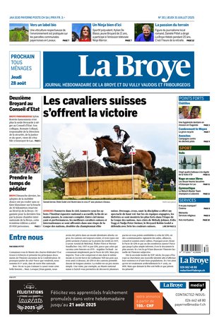 Couverture du magazine en date du 2025-07-31