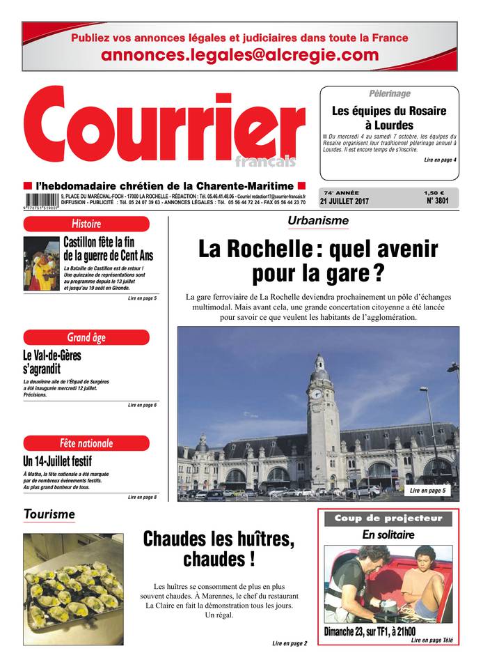 Courrier Français 21 juillet 2017 Courrier Français