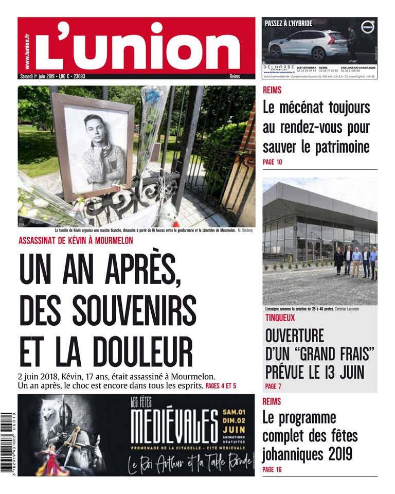 L'Union Ardennes 01 juin 2019 L'Union Ardennes du 01 juin 2019 à télécharger sur iPad