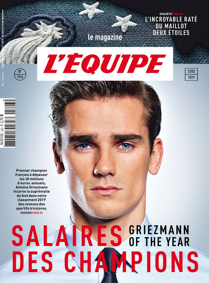 Le magazine L'Équipe 22 mars 2019 Le magazine L'Équipe du 22 mars 2019 à télécharger sur iPad