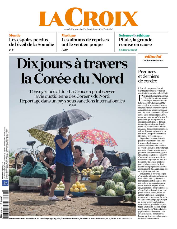La Croix 17 octobre 2017 Abonnement à La Croix Pas Cher avec le BOUQUET INFO ePresse.fr