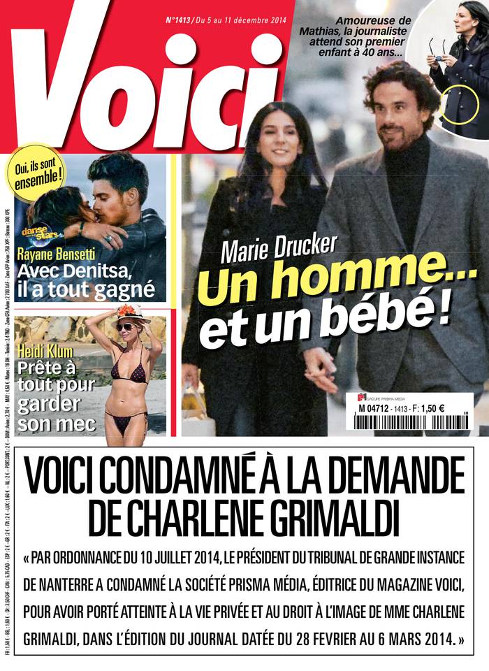 Voici 05 décembre 2014 Voici N°1413 du 05 décembre 2014 à télécharger sur iPad