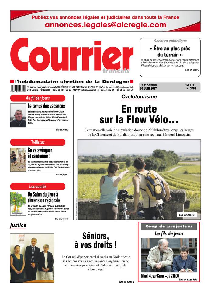 Courrier Français 30 juin 2017 Courrier Français du 30 juin 2017 à télécharger sur iPad