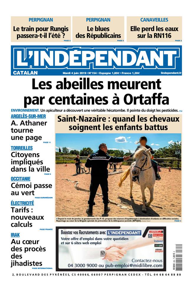L'Indépendant 04 juin 2019 L'Indépendant du 04 juin 2019 à télécharger sur iPad