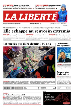 Couverture du magazine en date du 2025-03-04