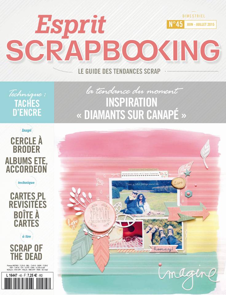 Esprit Scrapbooking 01 juin 2015 Abonnement Esprit Scrapbooking Pas Cher avec le BOUQUET ePresse.fr