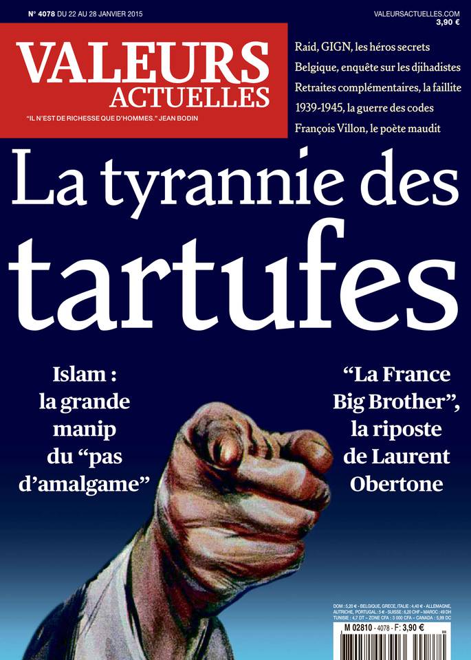 Valeurs actuelles 22 janvier 2015 Valeurs actuelles N°4078 du 22 janvier 2015 à télécharger sur iPad