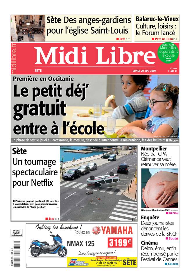 Midi Libre 20 mai 2019 Midi Libre du 20 mai 2019 à télécharger sur iPad