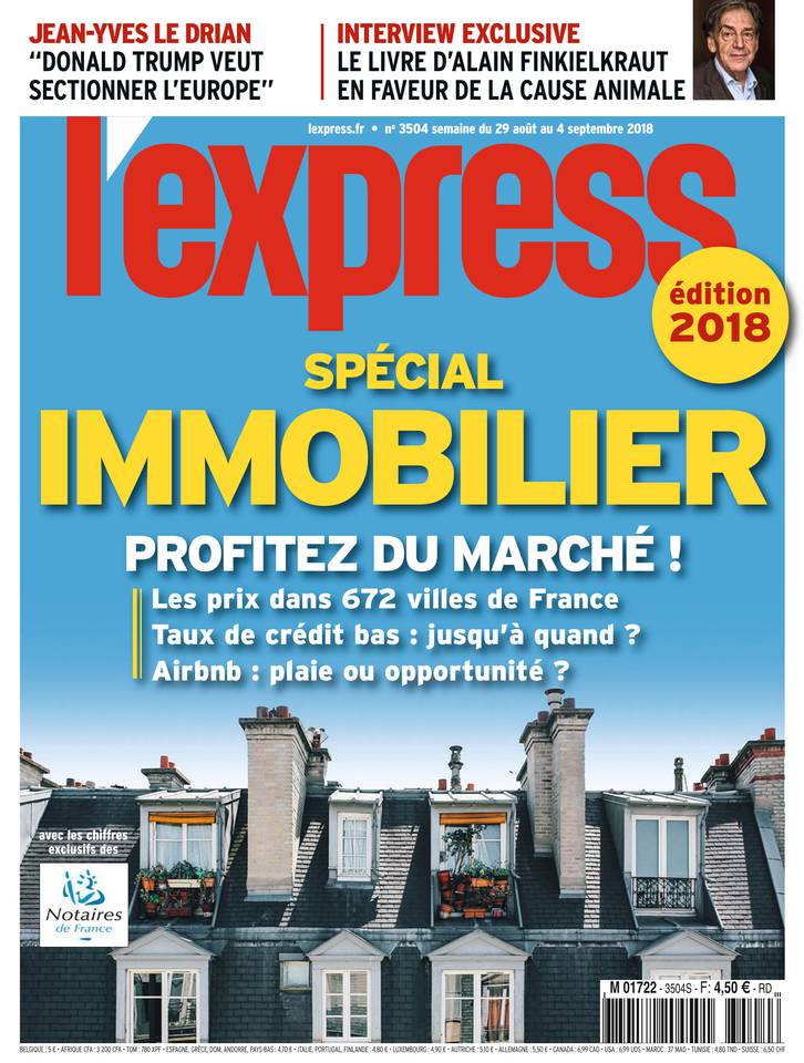 L'Express 29 août 2018 L'Express N°3504 du 29 août 2018 à télécharger sur iPad
