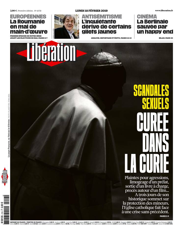 Libération 18 février 2019 Libération du 18 février 2019 à télécharger sur iPad