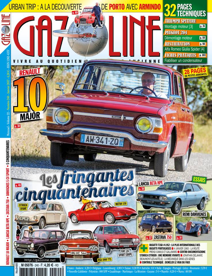 Gazoline 23 décembre 2016 Gazoline N°240 du 23 décembre 2016 à télécharger sur iPad