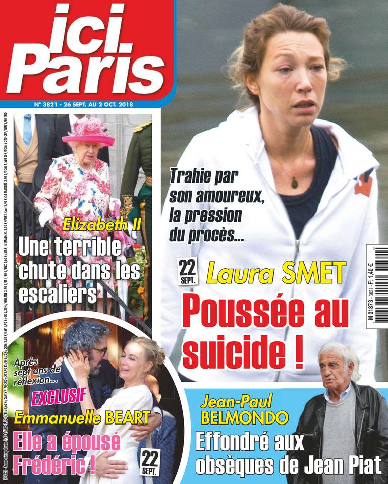 Ici Paris 26 septembre 2018 Ici Paris N°3821 du 26 septembre 2018 à télécharger sur iPad