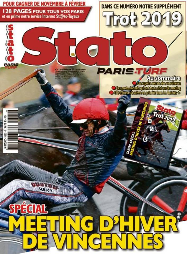 Stato Turf Magazine 01 novembre 2018 Abonnement Stato Turf Mag Pas Cher avec le BOUQUET ePresse.fr