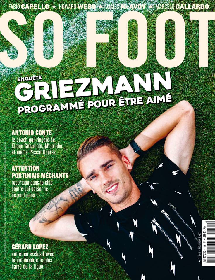 SO FOOT 02 février 2017 SO FOOT N°143 du 02 février 2017 à télécharger sur iPad