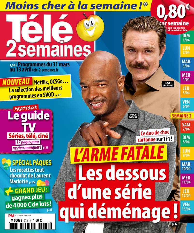 Télé 2 Semaines 26 mars 2018 Télé 2 Semaines N°372 du 26 mars 2018 à télécharger sur iPad