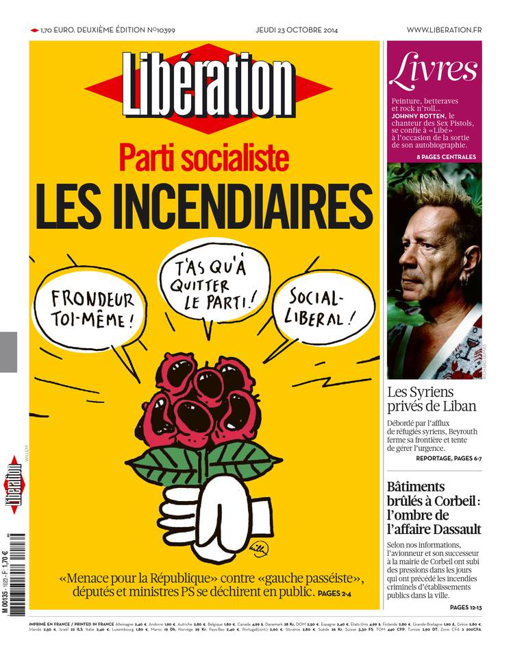 Libération 23 octobre 2014 Libération du 23 octobre 2014 à télécharger sur iPad