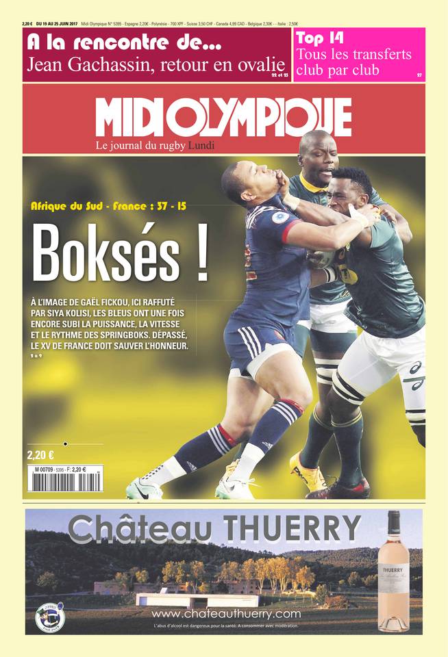 Midi Olympique Rouge 19 juin 2017 Abonnement Midi Olympique Pas Cher avec le BOUQUET SPORT ePresse.fr