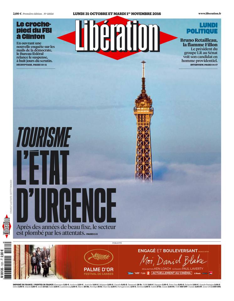 Libération 31 octobre 2016 Libération du 31 octobre 2016 à télécharger sur iPad