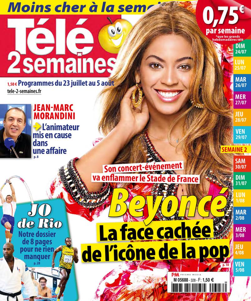 Télé 2 Semaines 18 juillet 2016 Télé 2 Semaines N°328 du 18 juillet 2016 à télécharger sur iPad