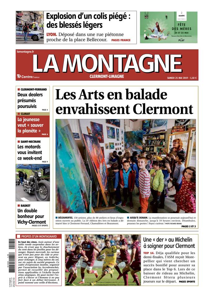 La Montagne 25 mai 2019 Abonnement La Montagne Pas Cher avec le BOUQUET INFO ePresse.fr