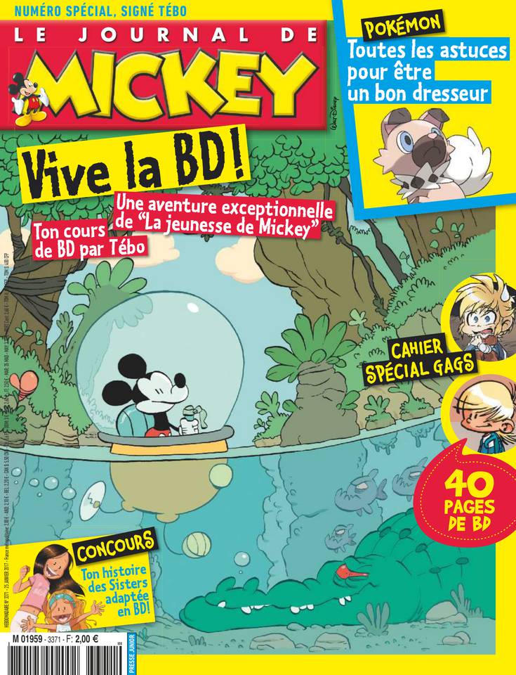 Le Journal de Mickey 25 janvier 2017 Le Journal de Mickey N°3371 du 25 janvier 2017 à télécharger sur iPad