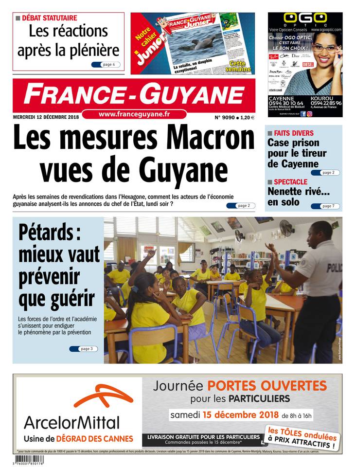 France-Guyane 12 décembre 2018 Abonnement France-Guyane Pas Cher avec le BOUQUET ePresse.fr