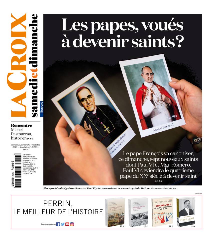 La Croix 13 octobre 2018 La Croix du 13 octobre 2018 à télécharger sur iPad