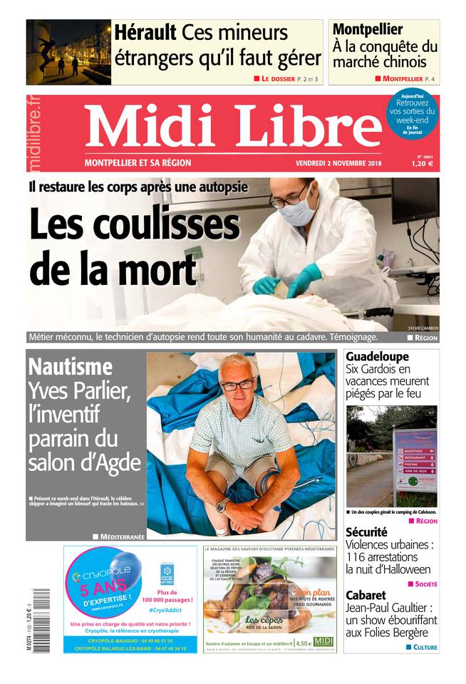 Midi Libre 02 novembre 2018 Midi Libre du 02 novembre 2018 à télécharger sur iPad