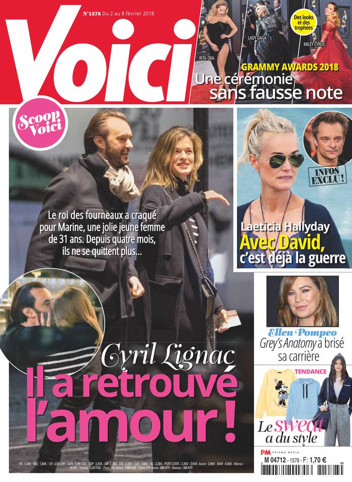 Voici 02 février 2018 Voici N°1578 du 02 février 2018 à télécharger sur iPad